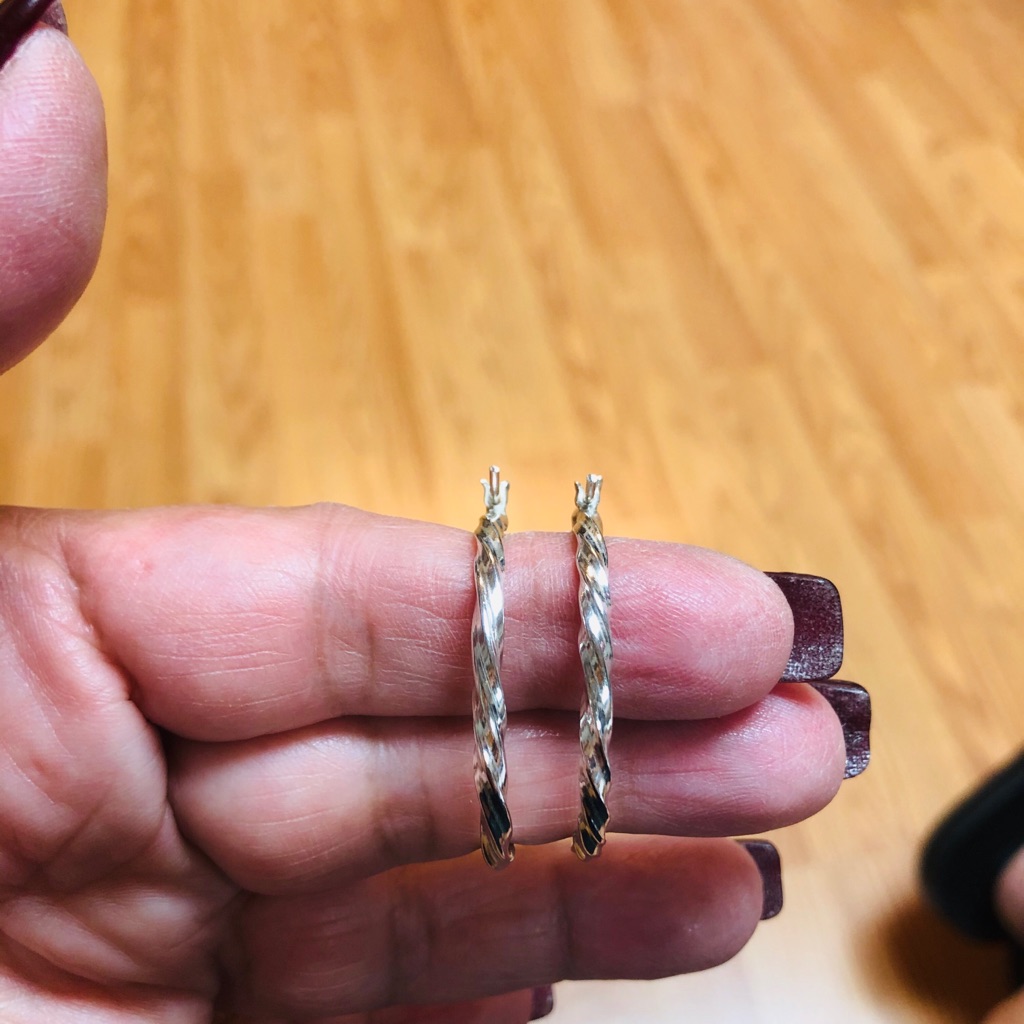 925 Sterling Silver Hoops